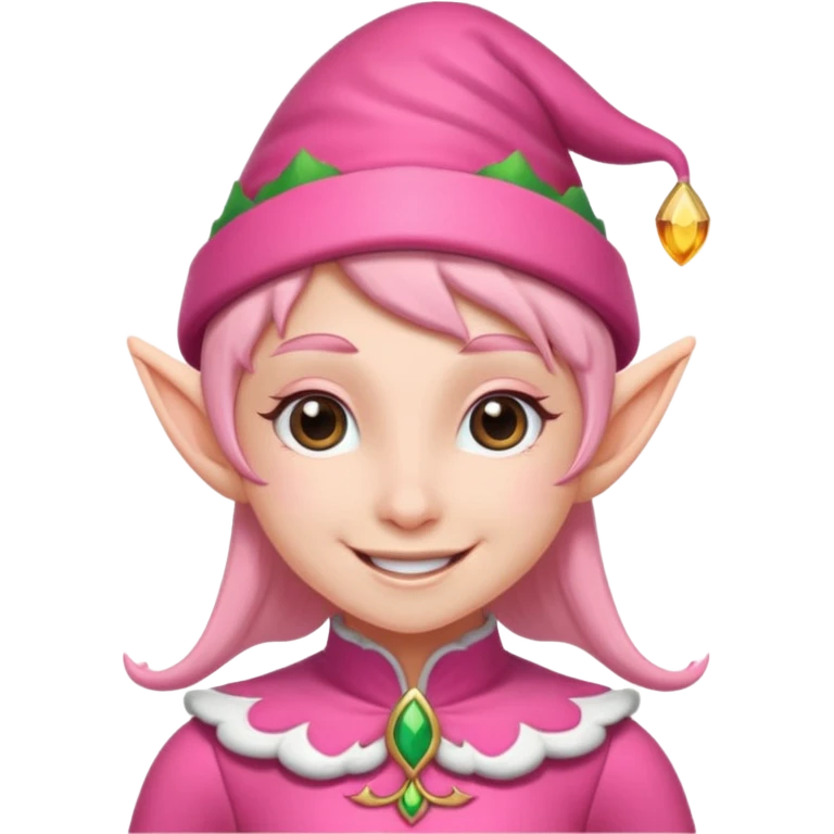 Pink elf emoji emoji