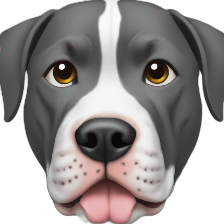 Dog-american-pit-bull-terrier-full-body emoji