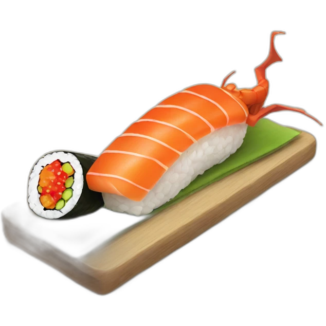 Dragon sushi emoji