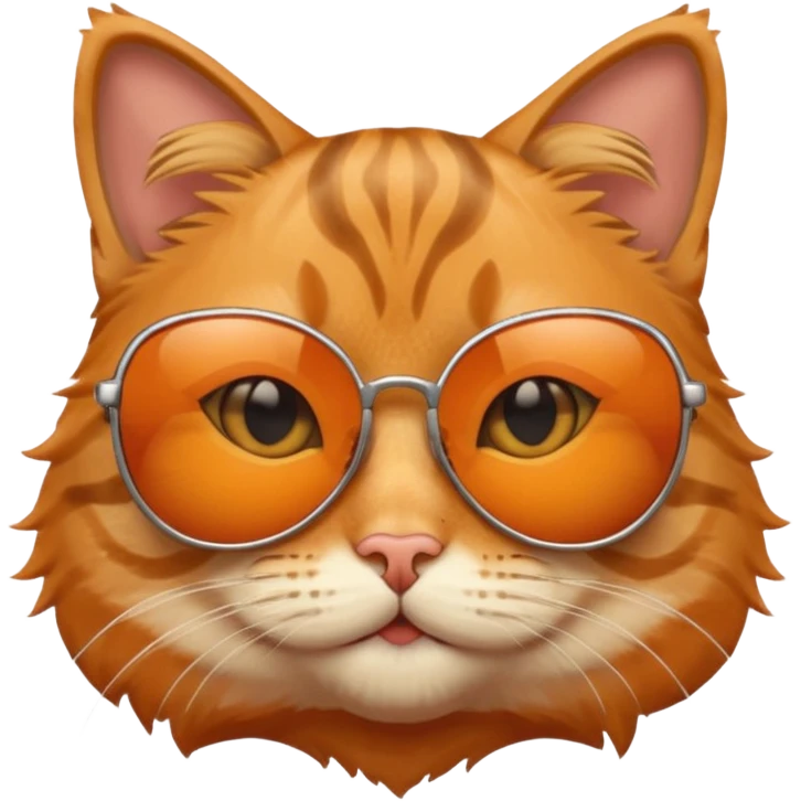 Cat wearing sunglasses emoji
