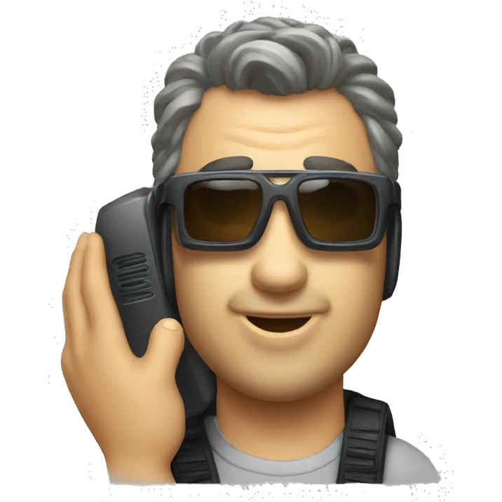 80's Walkie talkie emoji