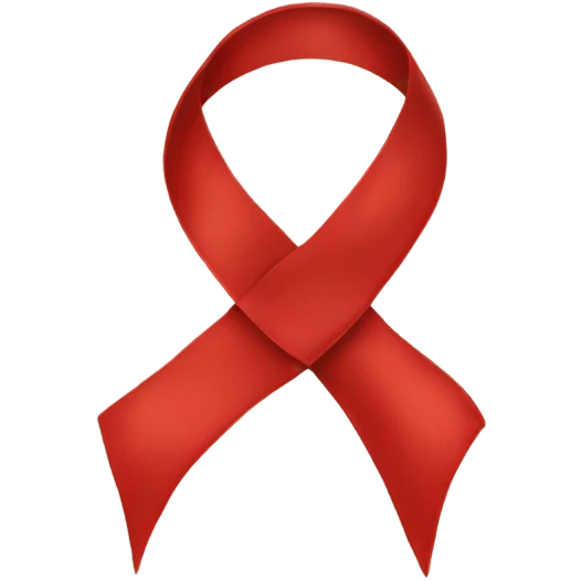 red ribbon  emoji