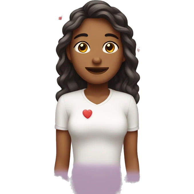 🙇🏻‍♀️ with hearts all around emoji