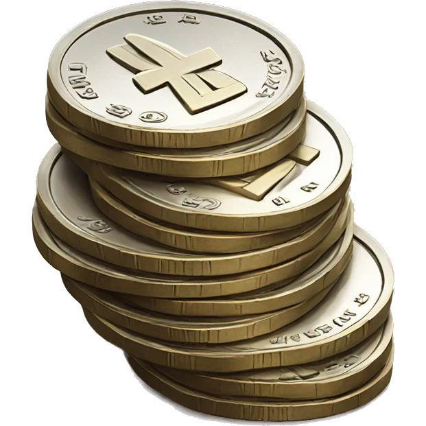 stack of coins emoji