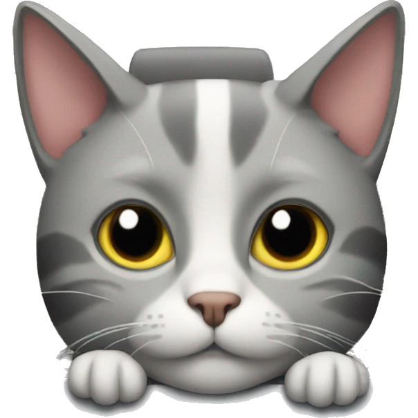 Cat in car emoji