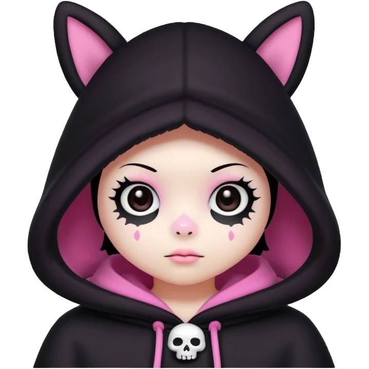 Kuromi from saniro  emoji