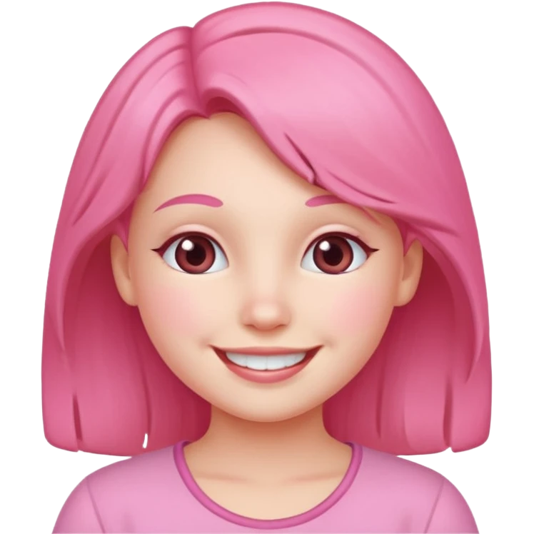 Pink girl emoji