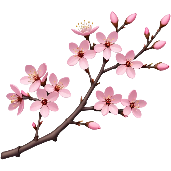 Sakura cherry blossom tree twig emoji