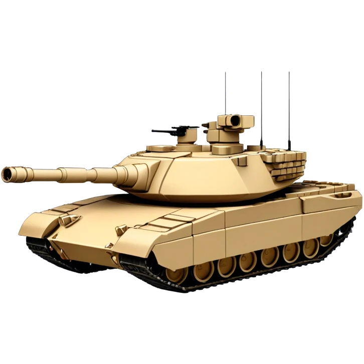 M1 Abrams Tank (sand colour) emoji