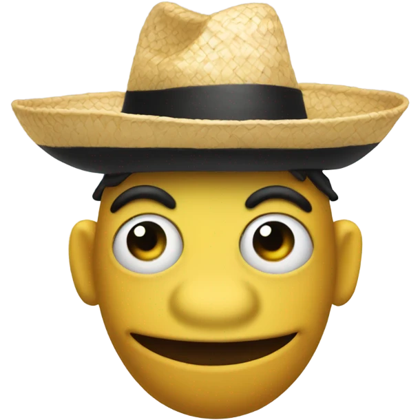 Sapo con sombrero emoji