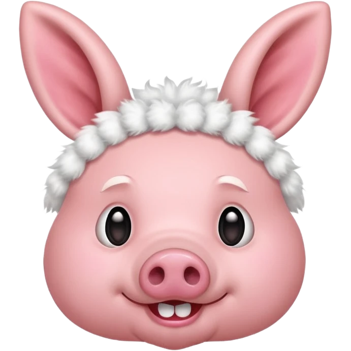 Can you do a mix of a bunny and a pig emoji