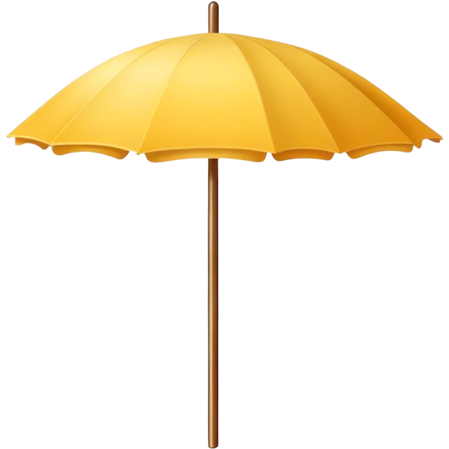 Sun umbrella emoji