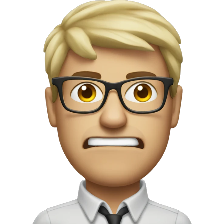 Angry Nerd emoji