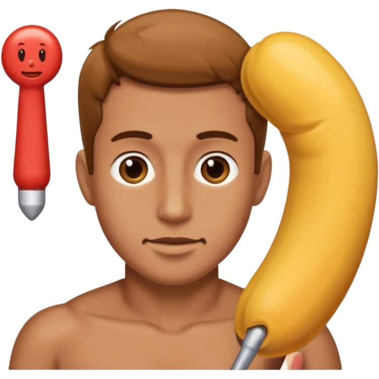 hard penis emoji