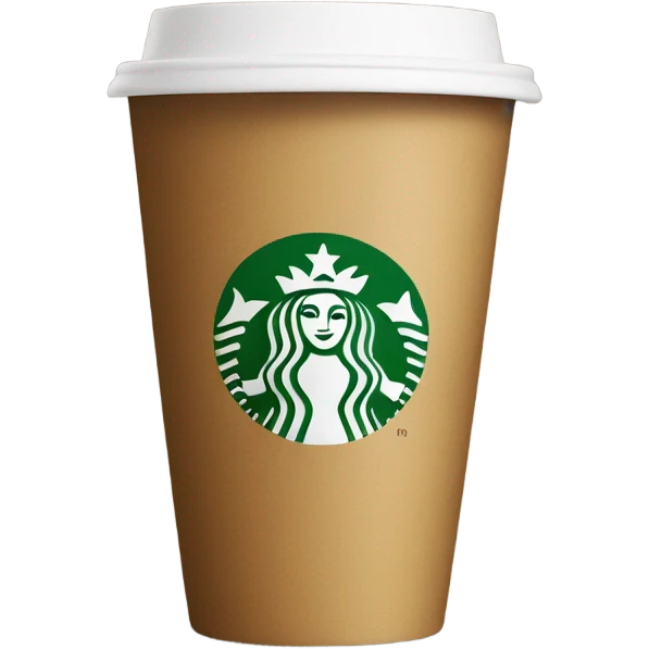 Starbucks cup emoji