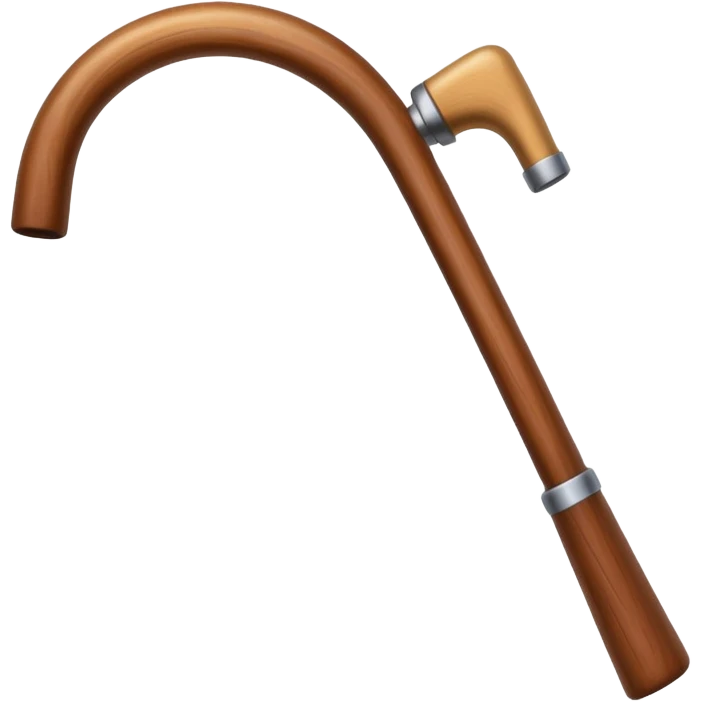 Hooked cane emoji
