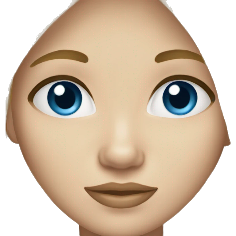 woman blonde hair blue eyes  emoji