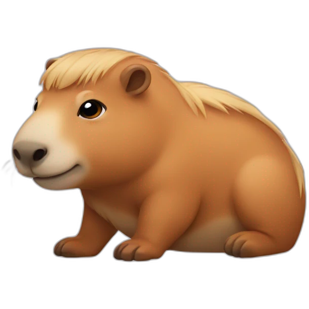 Capybaragirl emoji