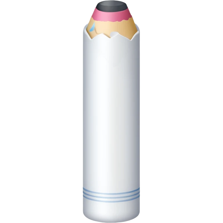 white color crayon emoji