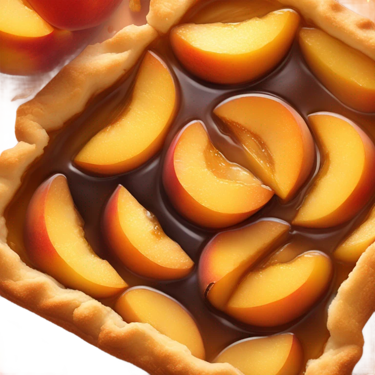 Peach cobbler  emoji