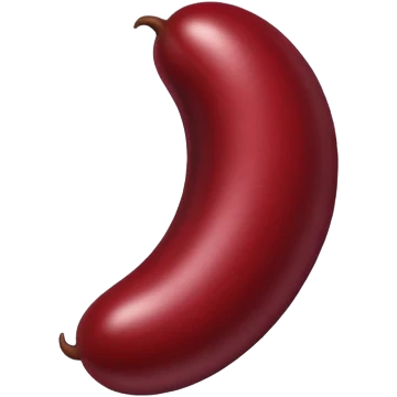 Kidney bean  emoji
