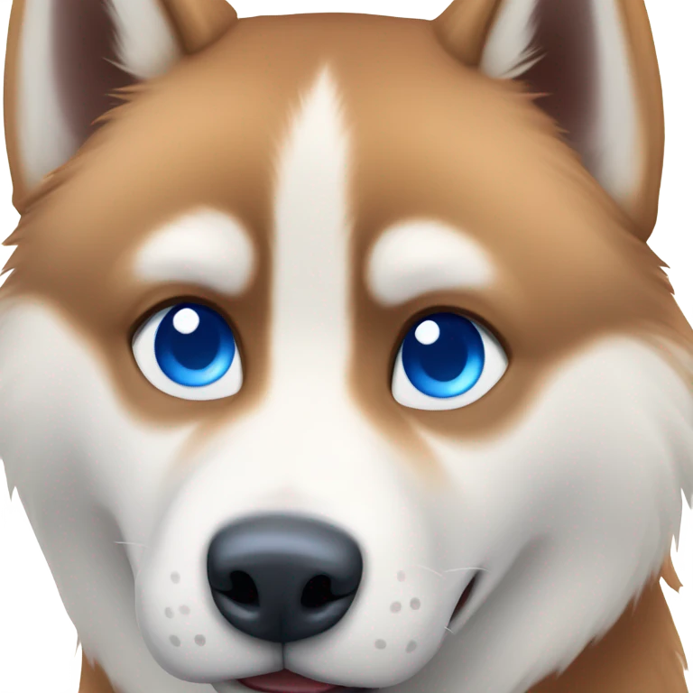 Red husky emoji