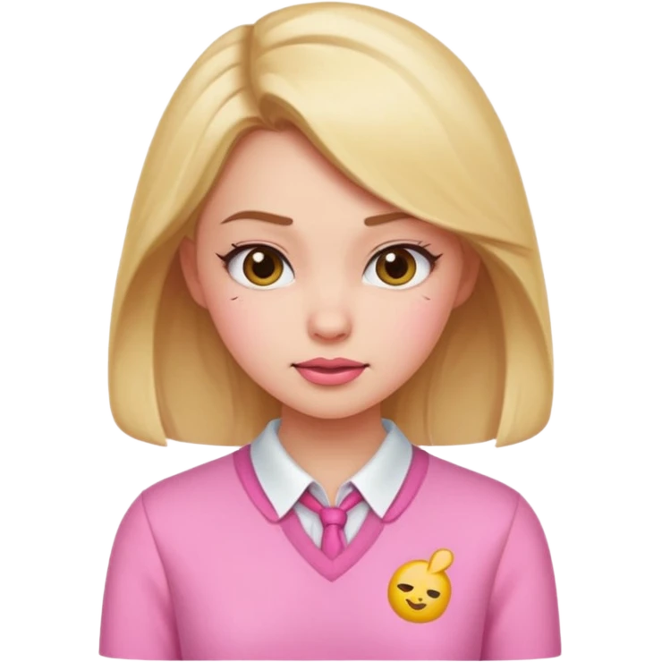 Baddie preppy aesthetic cute sassy emoji emoji