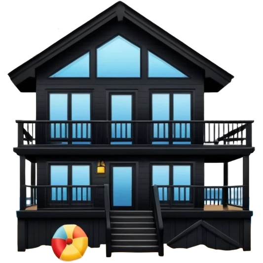 Beach house  emoji