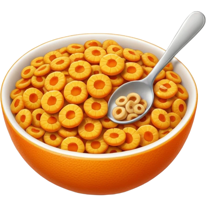Cereal orange Flavour emoji