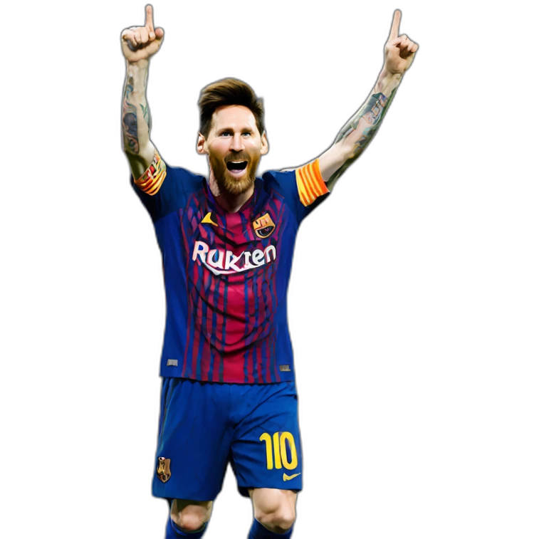 messi-celebrating emoji