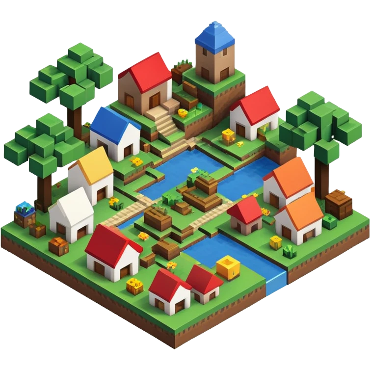 Minecraft village emoji