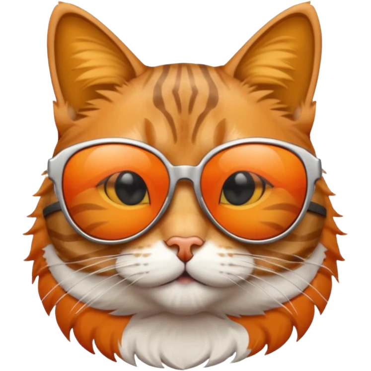 Cat wearing sunglasses emoji