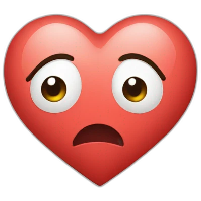 coeur avec des pied emoji