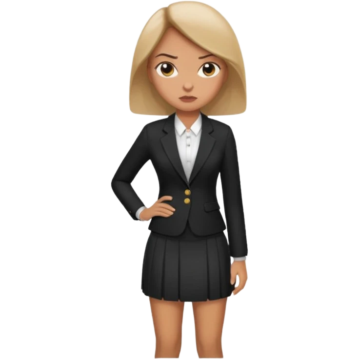 Reserved, ambitious, and serious. A bit hard to impress. woman like devil wears prada emoji
