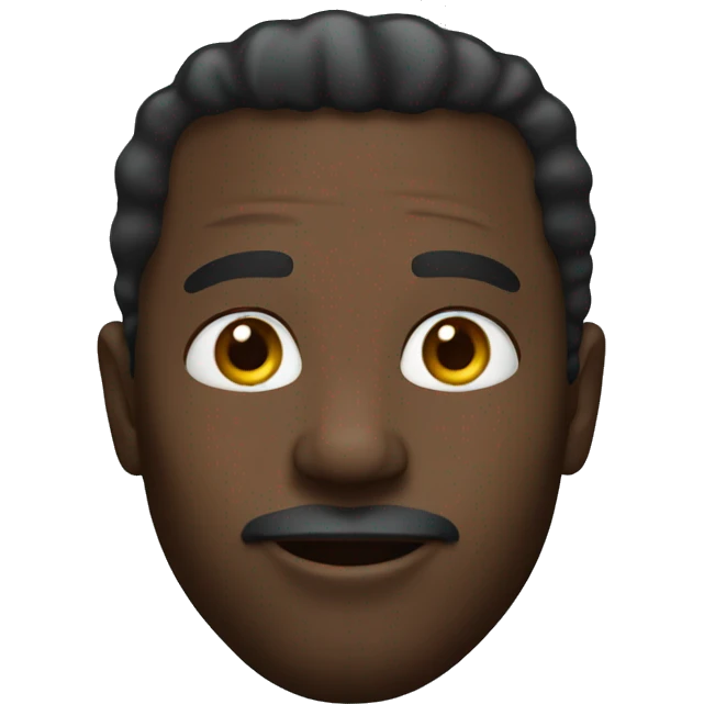 black man emoji