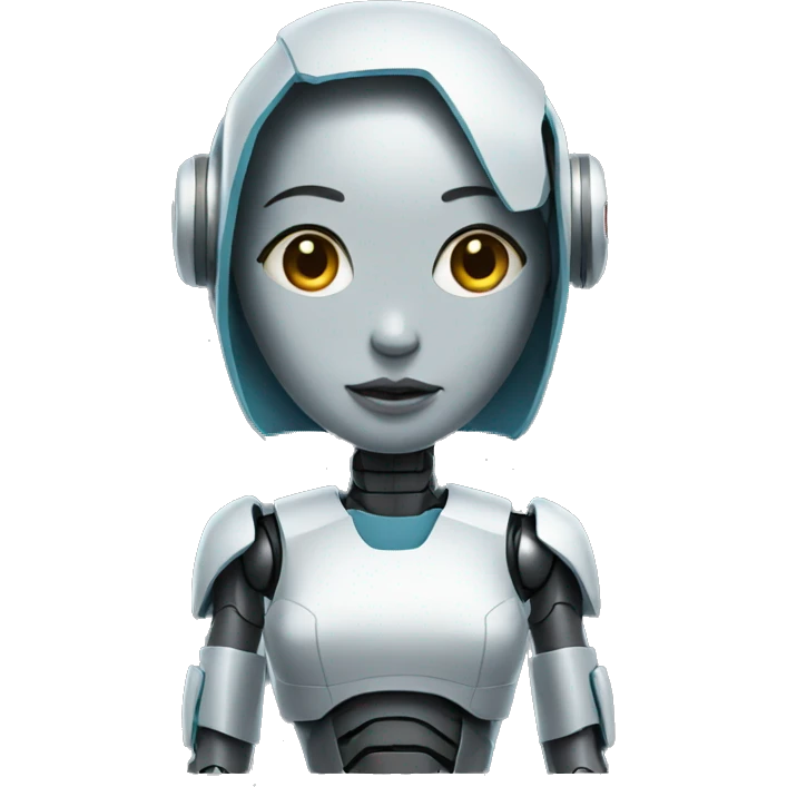 robot girl emoji