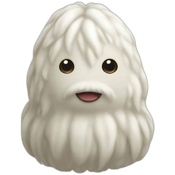 Caca blanc emoji