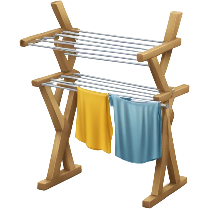 Clothes drying rack emoji