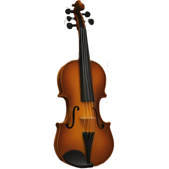 violin, sheet music emoji
