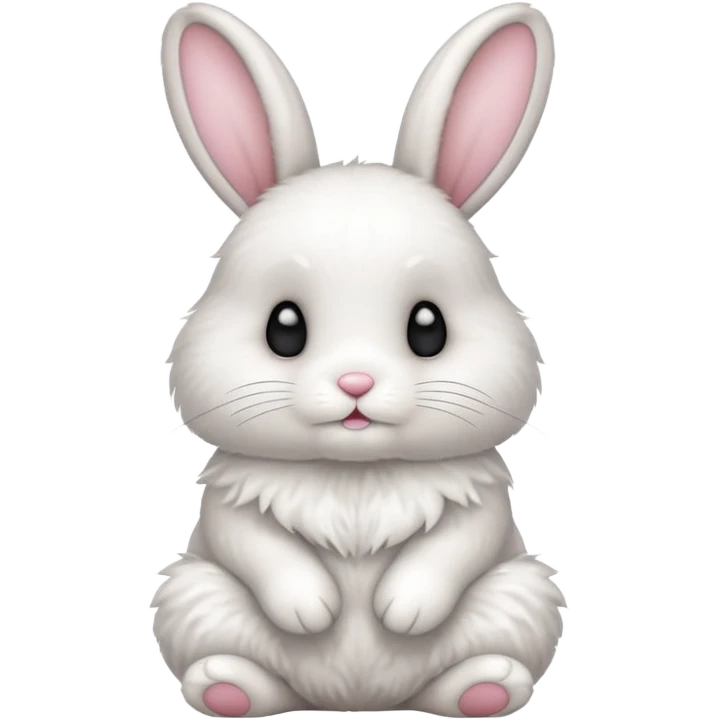 cute bunny sitting emoji