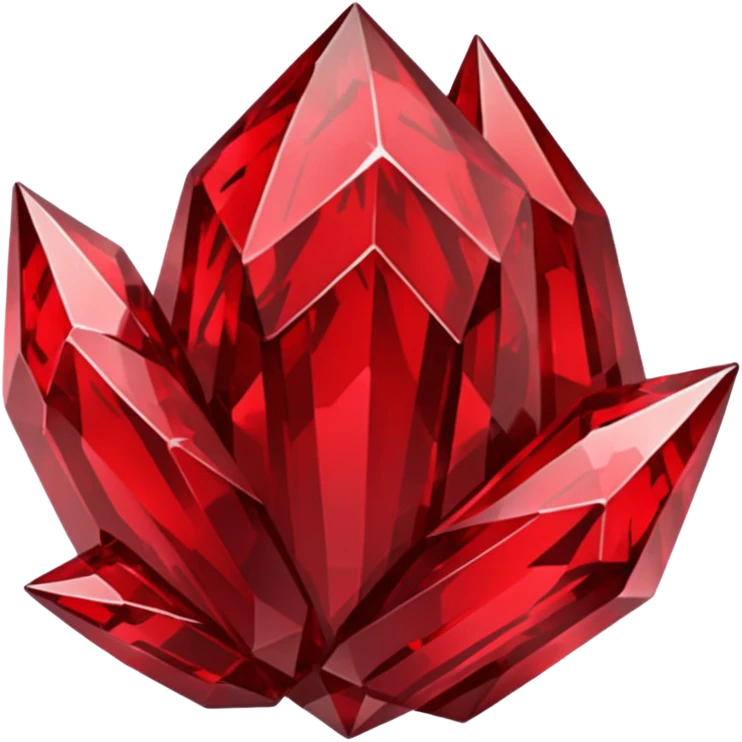 raw red crystal emoji