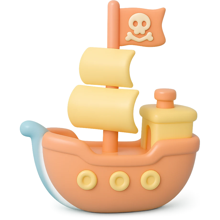 pirate ship emoji