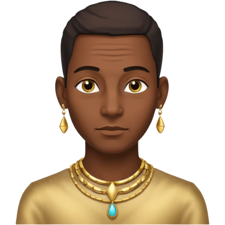 farao in egypt man earring emoji
