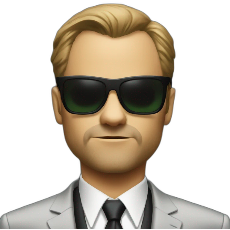 fox as agent smith emoji
