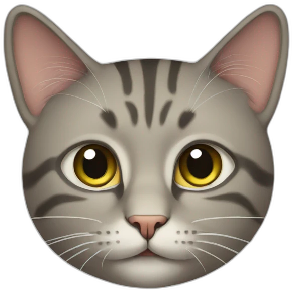 flat cat emoji