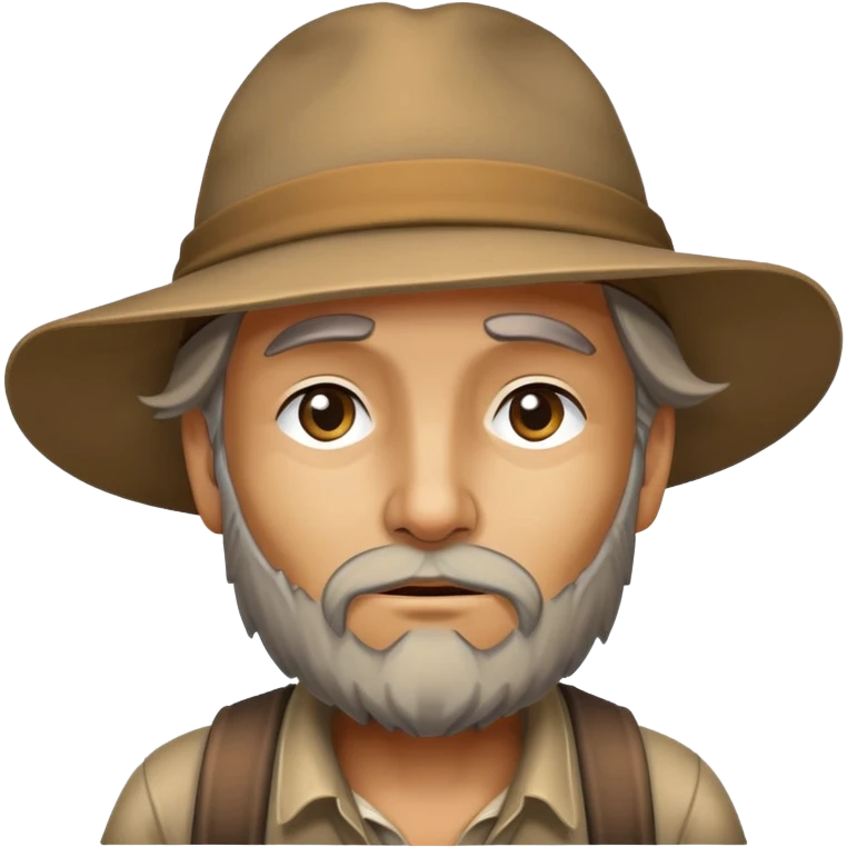 Hobo going off into the sunset emoji