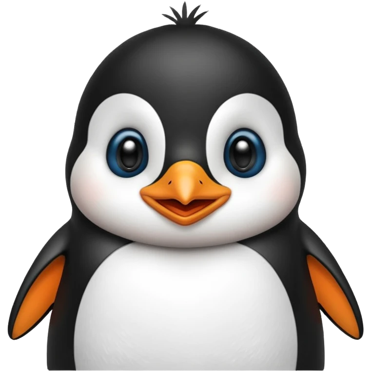 happy penguin emoji