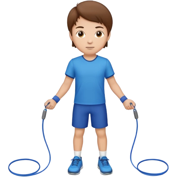 Boy with Skipping Rope emoji