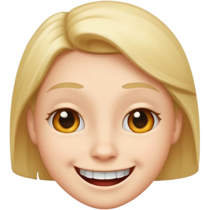 Flirty emoji, cheeky smile, mischievous and cute emoji