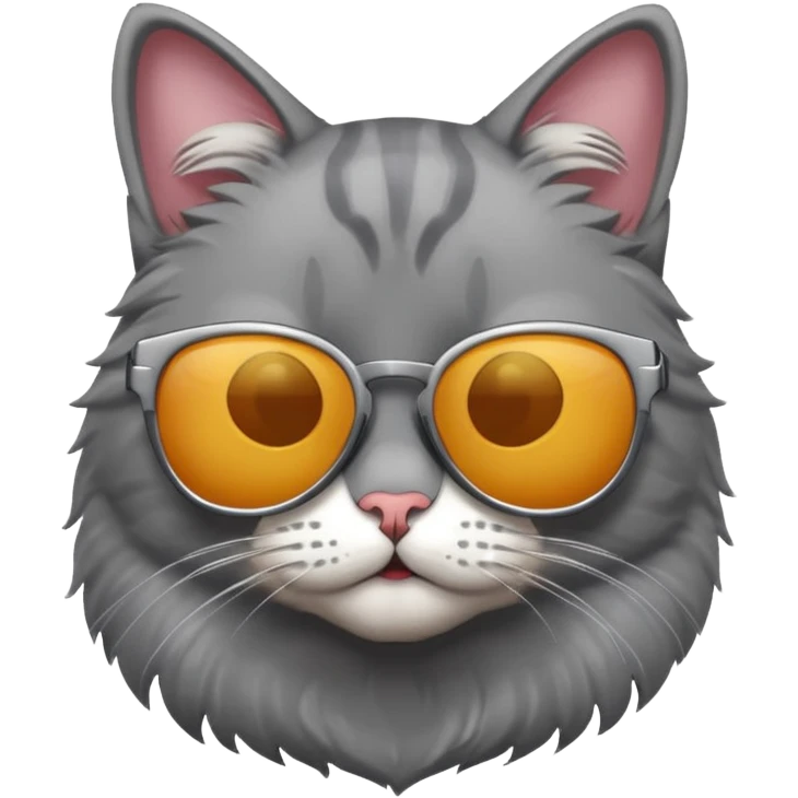 Cat wearing sunglasses emoji